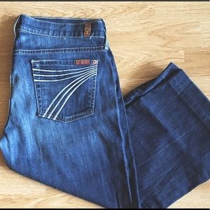 7’s Dojo cropped wide-leg capris